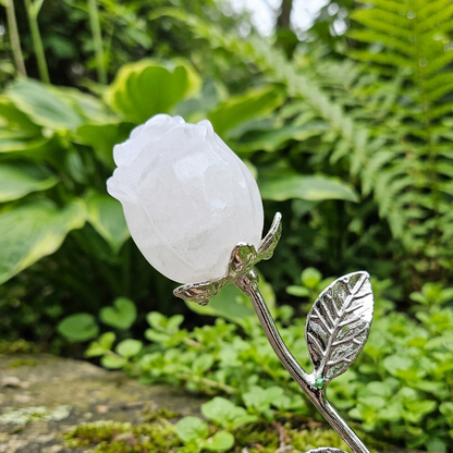 Fleur en Quartz et cuivre (PRGFL763)