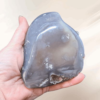 Agate polie enhydre (à eau) (PRGFL734)