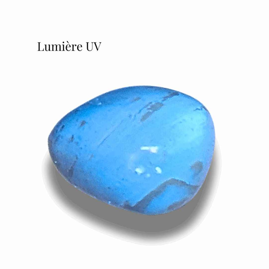 Ambre bleu - Pierre roulée (PRGFL708-3) - ENAE Minéraux