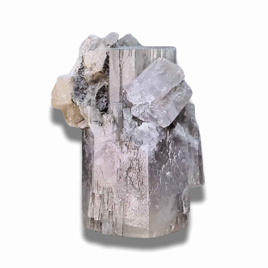 Aragonite violette maclée brute (MB546) - ENAE Minéraux