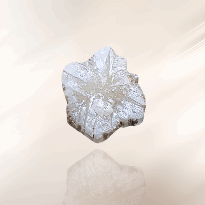 Bague réglable en Aragonite brute (BAGA32)