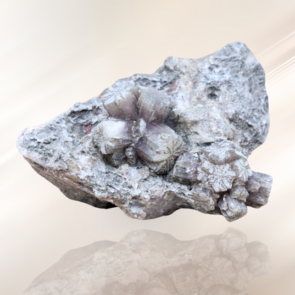 Aragonite, lithotherapie, pierre brute, violette ENAE Mineraux