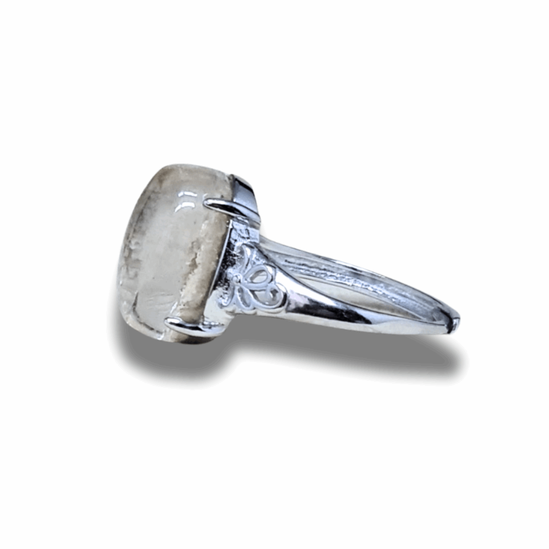 Bague réglable en Quartz Lodolite (BAG35-13)