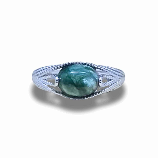Bague réglable en Séraphinite (BAG73-4)