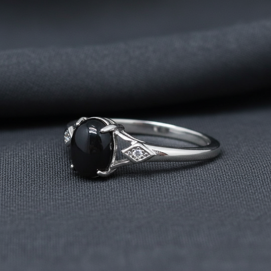 Bague réglable en Hypersthène (BAG63-2)