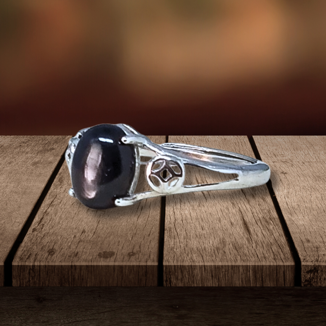 Bague réglable en Hypersthène (BAG63-3) - ENAE Minéraux