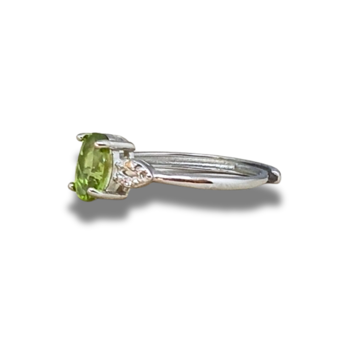 Bague réglable en Péridot (BAG30-11) - ENAE Minéraux