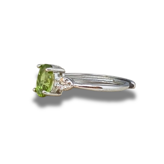 Bague réglable en Péridot (BAG30-11) - ENAE Minéraux