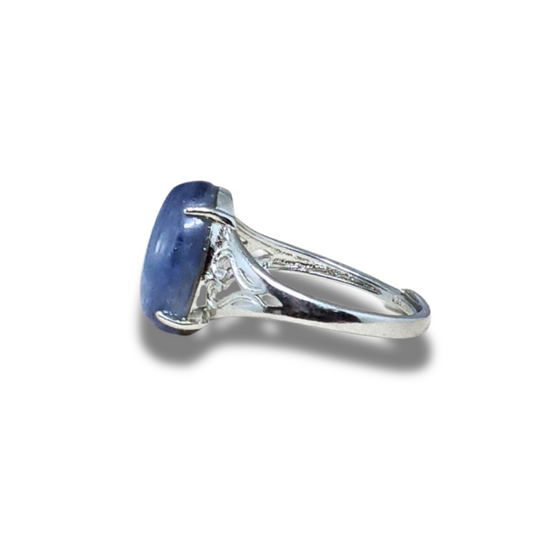 Bague réglable en Cyanite bleue (BAG21-3) - ENAE Minéraux