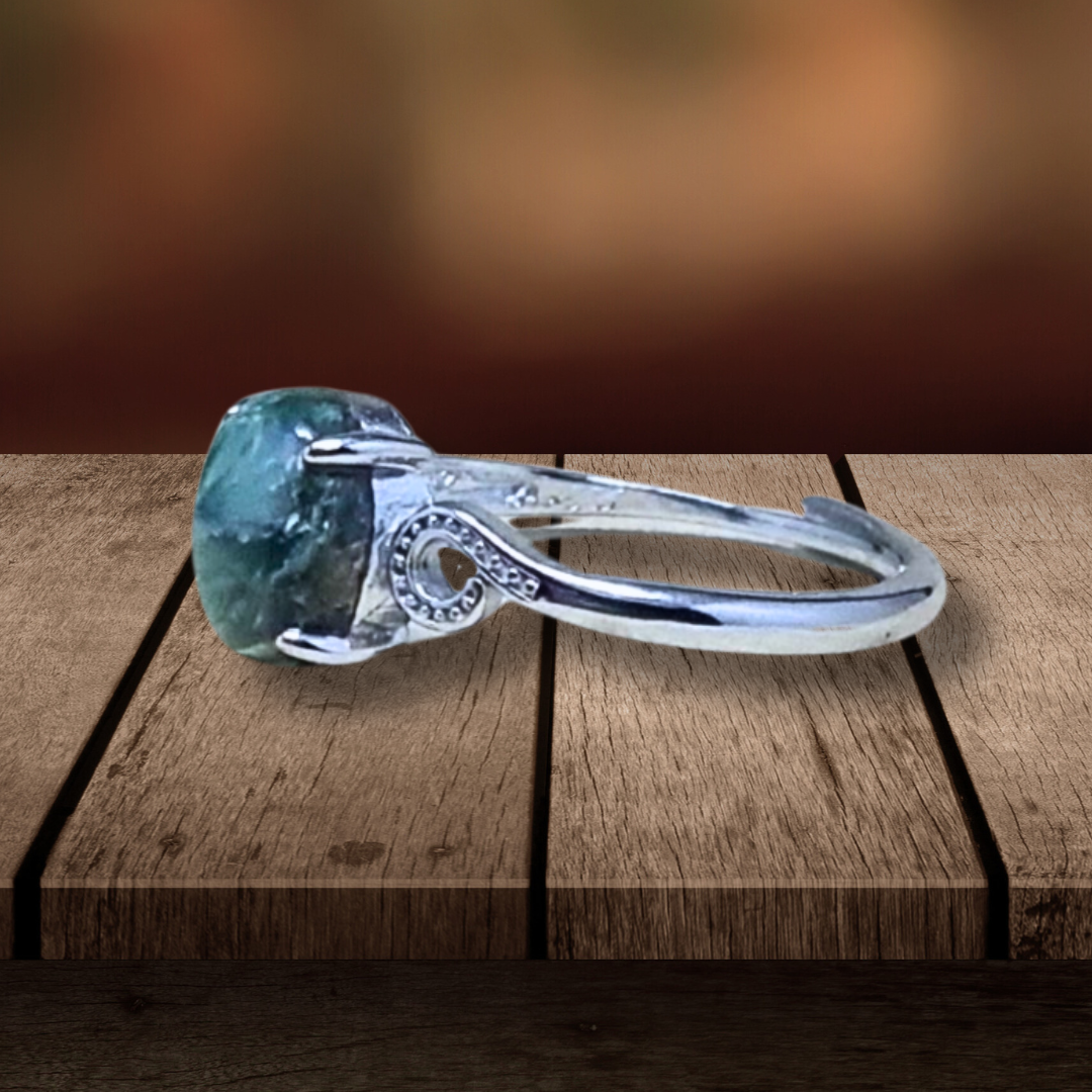 Bague réglable en Séraphinite (BAG73-3) - ENAE Minéraux