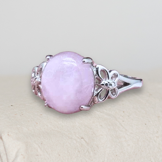 Bague réglable en Kunzite (BAG47-2)