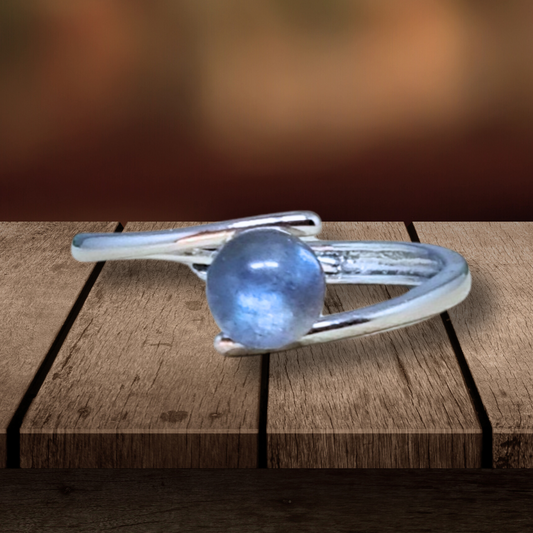 Bague réglable en Labradorite (BAG43-5) - ENAE Minéraux