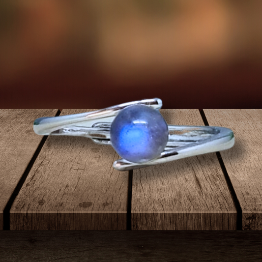 Bague réglable en Labradorite (BAG43-7) - ENAE Minéraux
