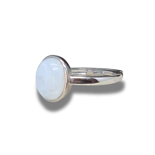 Bague réglable en Péristérite (BAG31-2) - ENAE Minéraux