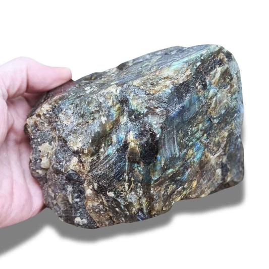 Bloc de Labradorite brut et poli (LAP352-3)
