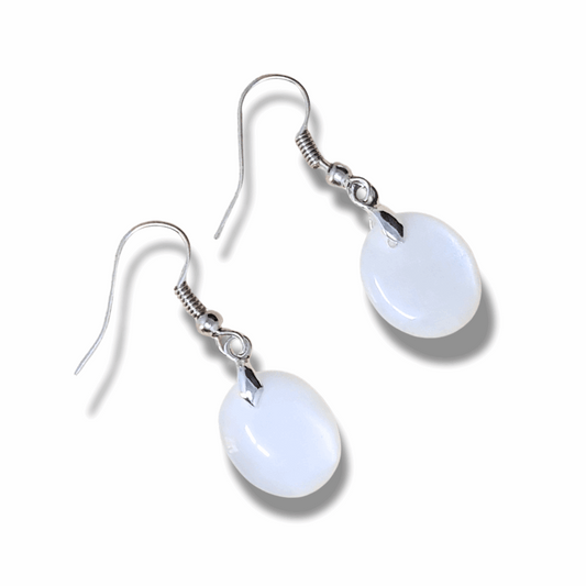 Boucles d'oreilles en Pierre de Lune (BO209-2)