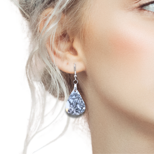 Boucles d'oreilles en Jaspe Maligano (BO164) - ENAE Minéraux