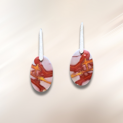 Boucles d'oreilles en Jaspe Noreena (BO93)