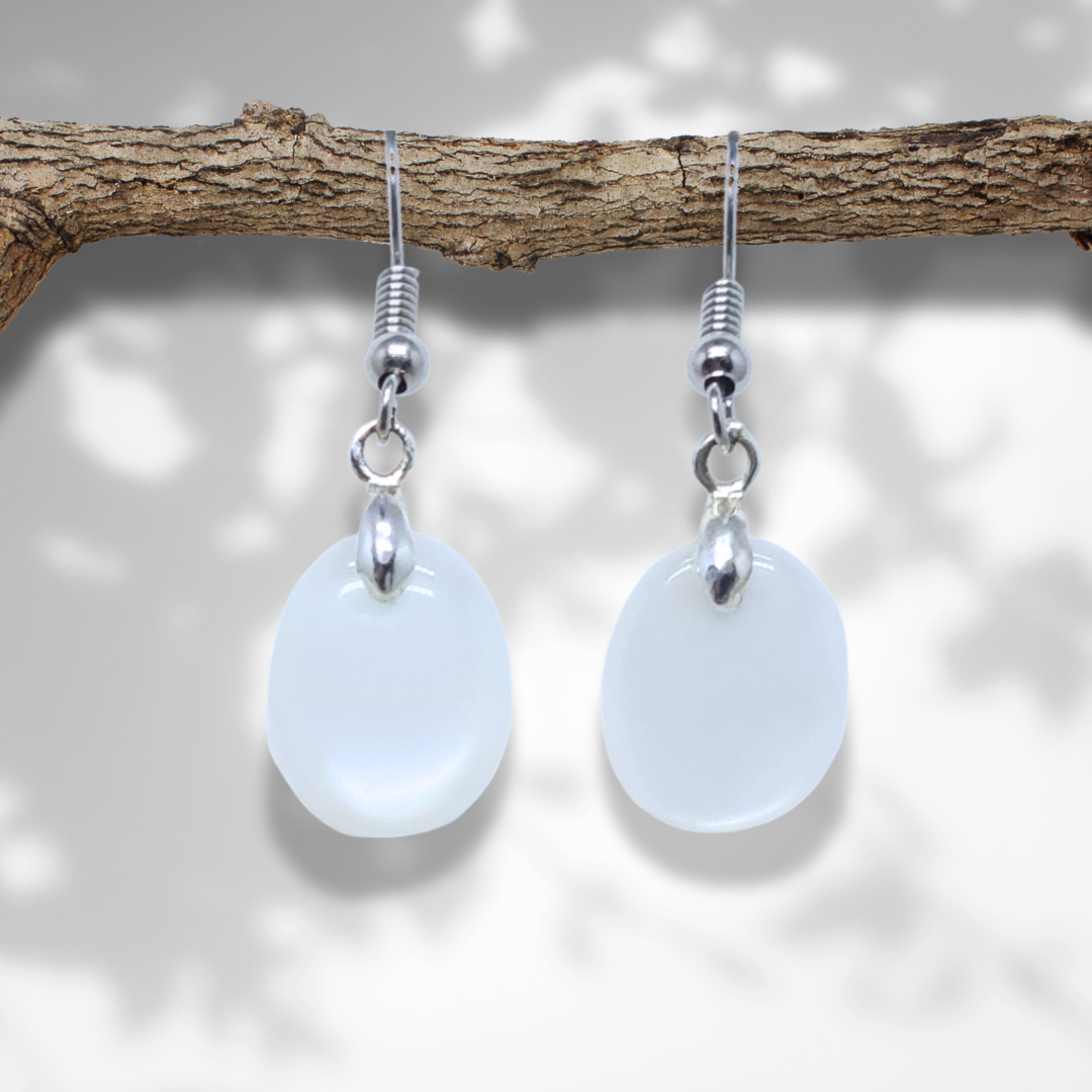 Boucles d'oreilles en Pierre de Lune (BO209-1) - ENAE Minéraux
