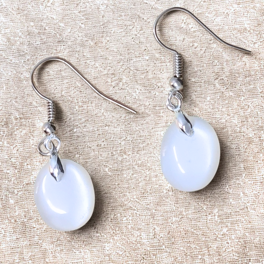 Boucles d'oreilles en Pierre de Lune (BO209-2)