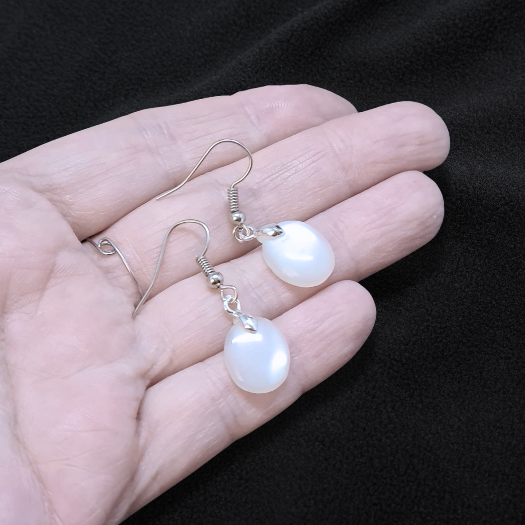 Boucles d'oreilles en Pierre de Lune (BO209-2)