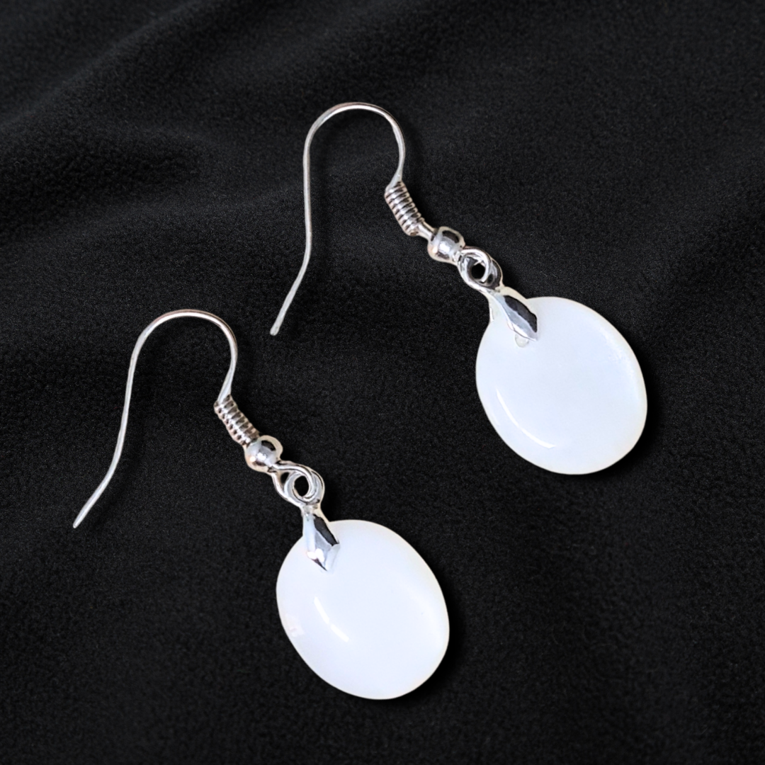 Boucles d'oreilles en Pierre de Lune (BO209-1)