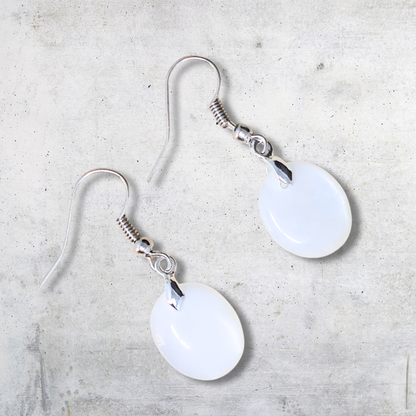 Boucles d'oreilles en Pierre de Lune (BO209-1) - ENAE Minéraux