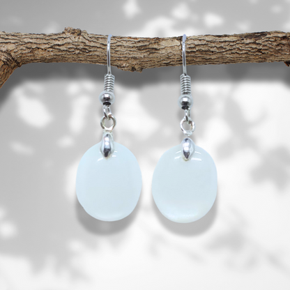 Boucles d'oreilles en Pierre de Lune (BO209-2) - ENAE Minéraux