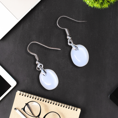 Boucles d'oreilles en Pierre de Lune (BO209-2)