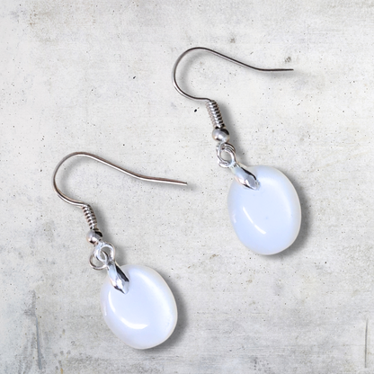 Boucles d'oreilles en Pierre de Lune (BO209-2) - ENAE Minéraux