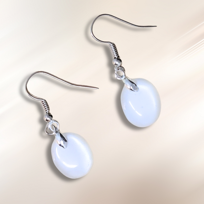 Boucles d'oreilles en Pierre de Lune (BO209-2)