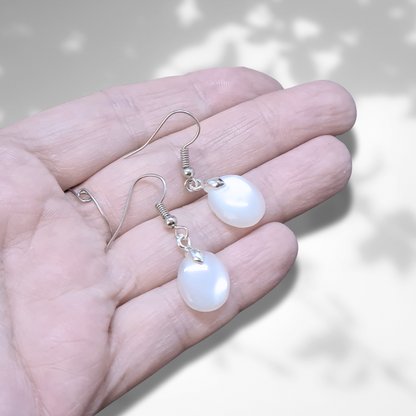 Boucles d'oreilles en Pierre de Lune (BO209-2) - ENAE Minéraux