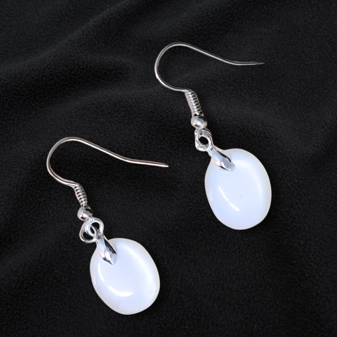 Boucles d'oreilles en Pierre de Lune (BO209-2)