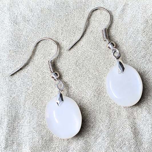 Boucles d'oreilles en Pierre de Lune (BO209-1)