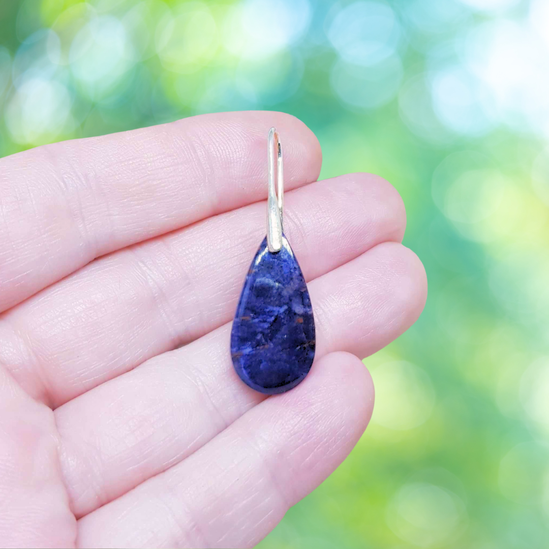 Boucles d'oreilles en Sodalite (BO159)