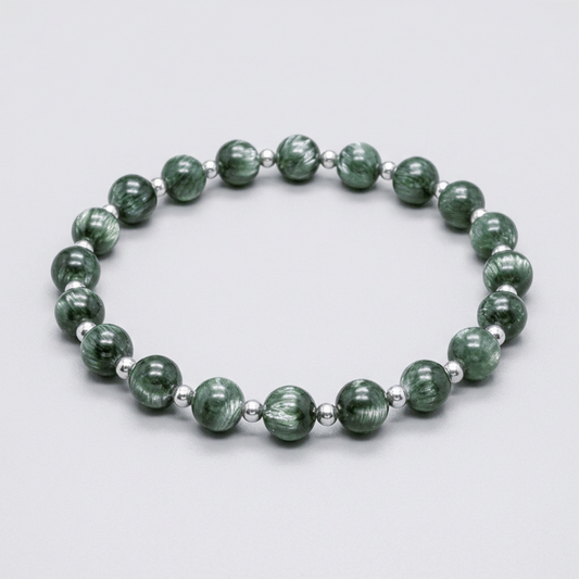 Bracelet en Séraphinite