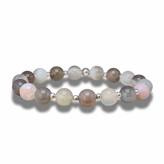 Bracelet en Calcédoine 8mm