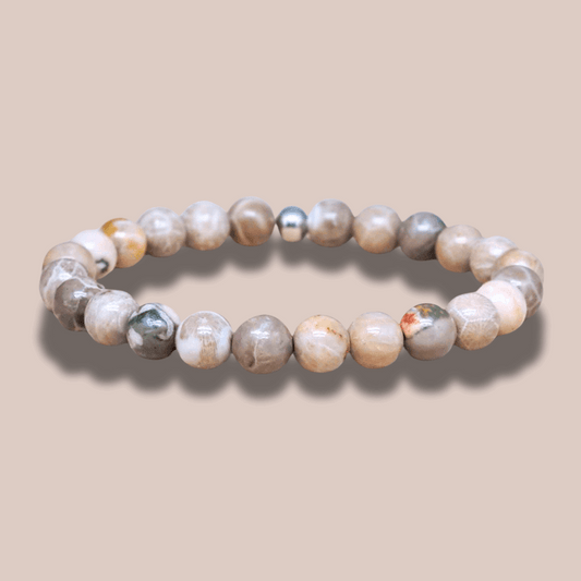 Bracelet en Corail fossilisé