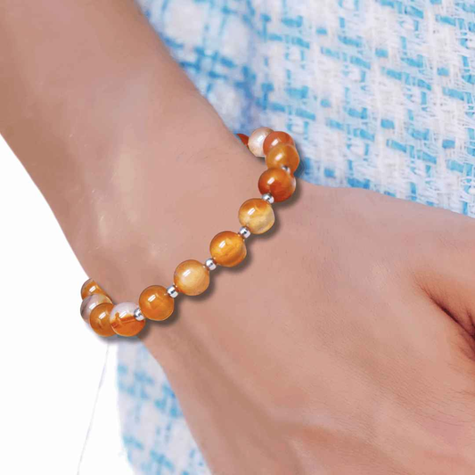 Bracelet en Cornaline