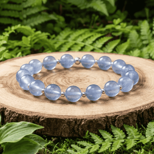 Bracelet en Fluorite bleue 8mm - 15