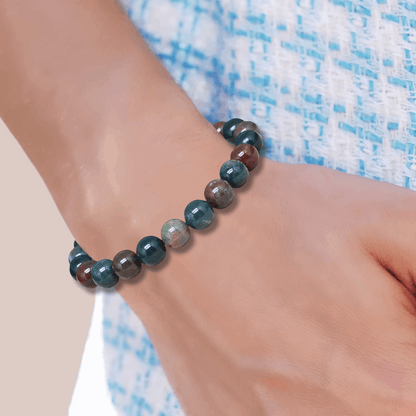 Bracelet en Jaspe Héliotrope