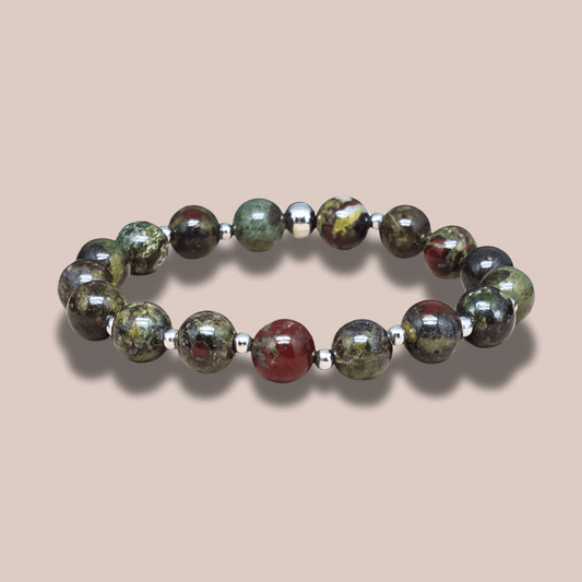 Bracelet en Jaspe Sang de dragon