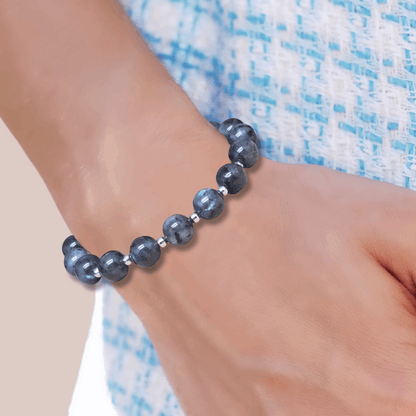 Bracelet en Larvikite