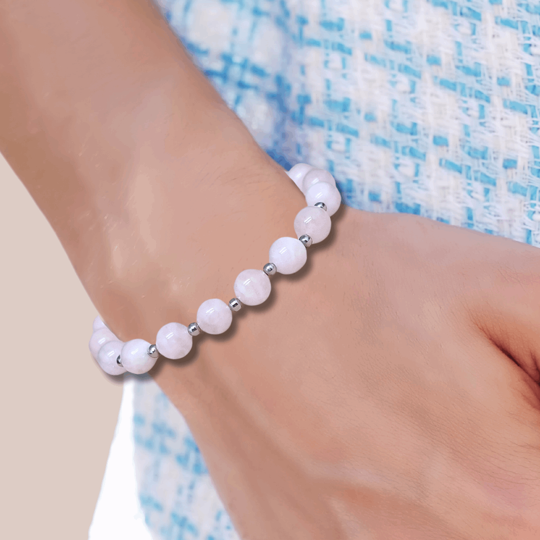 Bracelet en Manganocalcite
