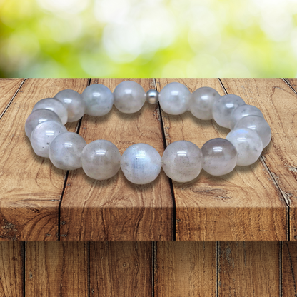 Bracelet en Labradorite en 6, 7 ou 12mm au choix