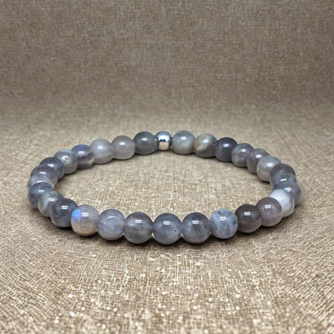 Bracelet en Labradorite en 7mm