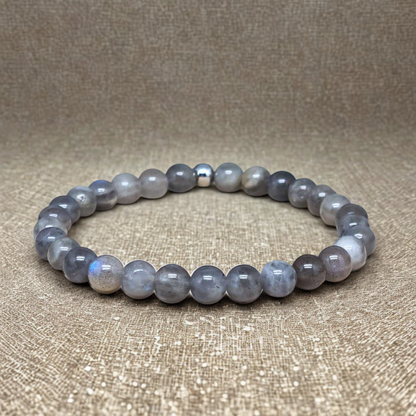 Bracelet en Labradorite en 7mm