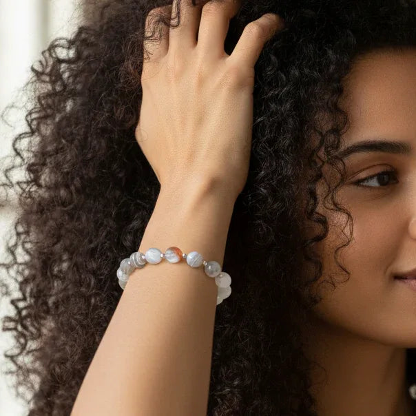 Bracelet en Agate du Botswana