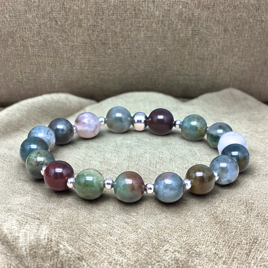 Bracelet en Agate indienne 8mm