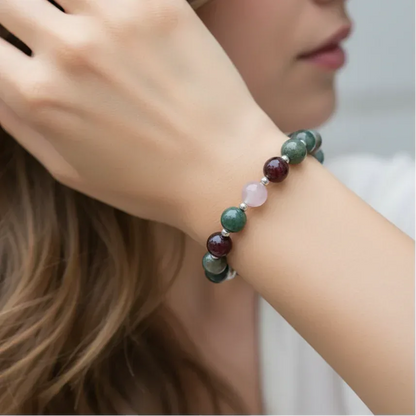 Bracelet en Agate indienne 8mm